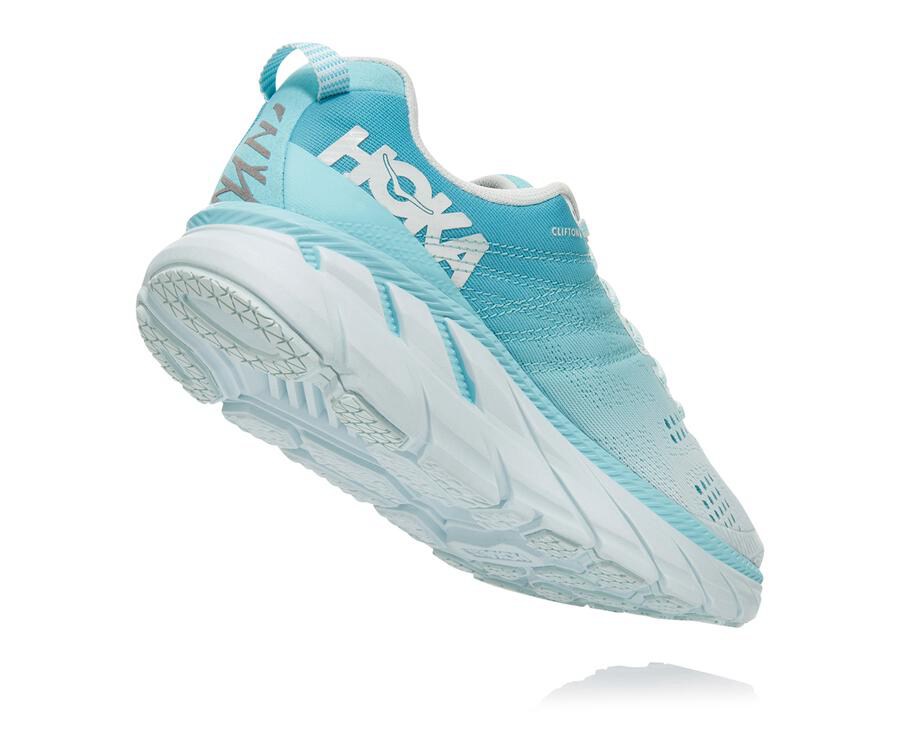 Hoka One One Clifton 6 Promenadskor Dam - Blå/Vita - HSZQC-9501